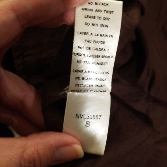 💕BCBGMaxAzria💕 Boho Brown Skirt with Sequins - Picture 5 of 5